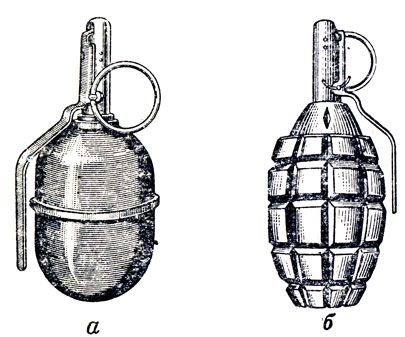 Technique consistant à lancer des grenades à distance. Objet, propriétés de combat et dispositif général d'une grenade à fragmentation manuelle