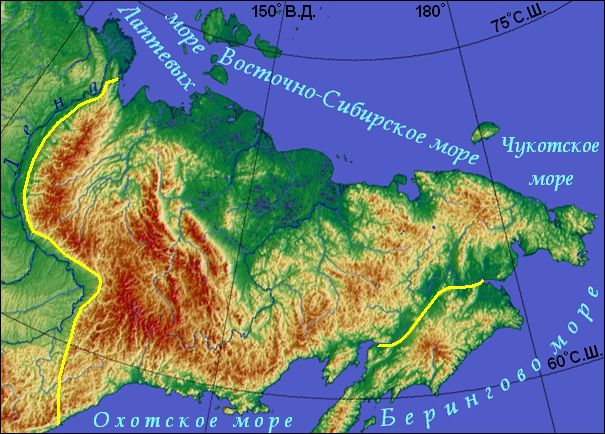 Géographie physique - Sibérie moyenne: les zones naturelles sont situées en Sibérie.