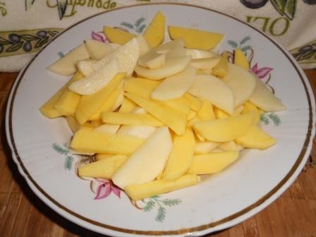 Как Порезать Картошку Для Жарки Фото