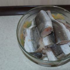 Foto recetë me kotele peshku të zier në avull